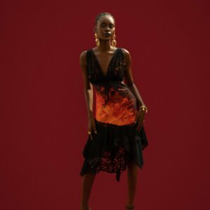 Look 06 - The Lava Midi Dress - Image 3