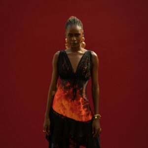 Look 06 - The Lava Midi Dress - Image 2