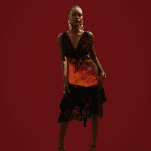 Look 06 - The Lava Midi Dress - Image 2